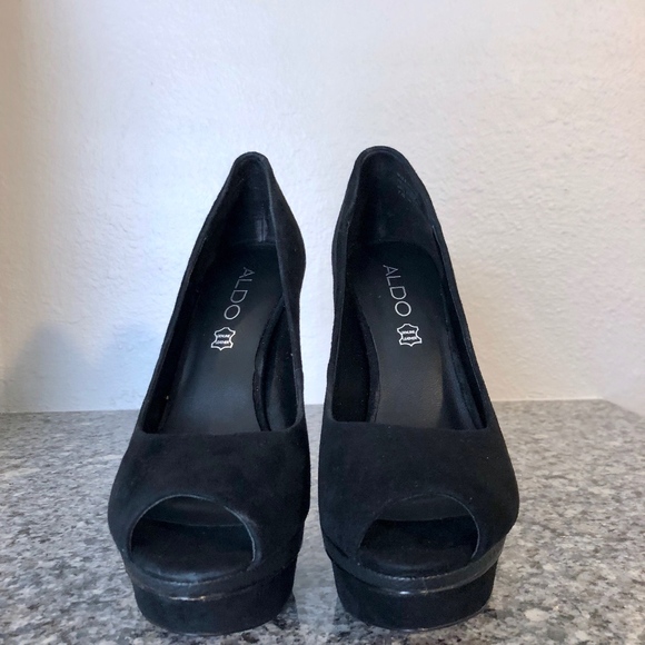 ALDO Nydeicia Peep Toe Pumps - Picture 3 of 8